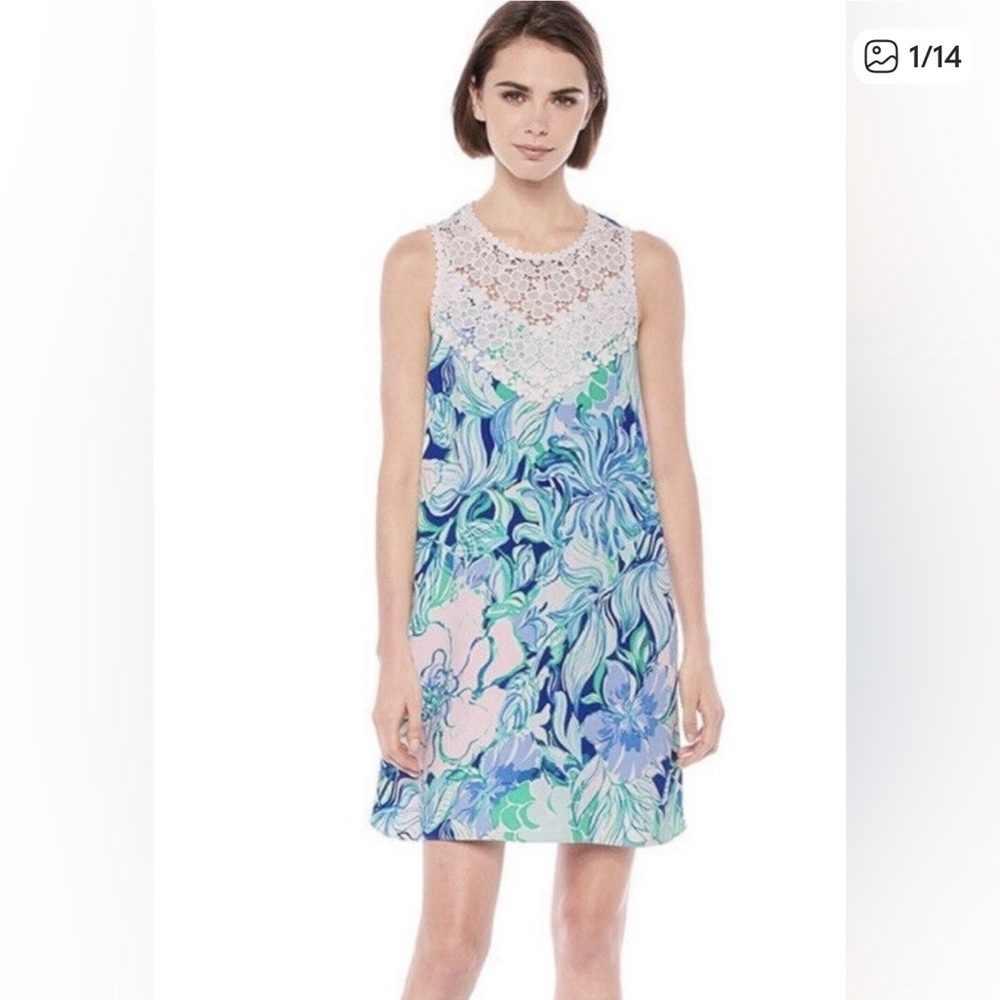 Lilly Pulitzer Nala Shift Mini Dress Size 6